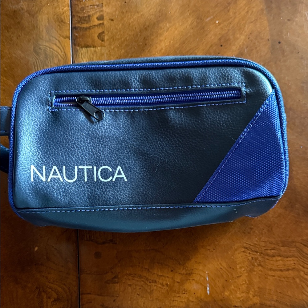 Nautica Men's Blue and Black Toiletry Bagll
